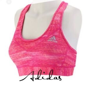 Pink Adidas TechFit Sports Bra